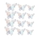 thumbnail image 2 of Paquete de 12 pegatinas de pared 3D de mariposa hueca para decoración de pared, impermeables, 3 tamaños para accesorios de decoración de boda Multi, 2 of 9