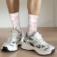 thumbnail image 6 of Bingfone Compression Socks for Women and Men Long Socks for Running Athletic Cycling Nurse- Swan1, 6 of 6