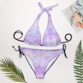 thumbnail image 4 of SKQIT Women Swimsuit Bikini Sets Triangle Cheeky Gradient Color Two Piece Bathing Suit, 4 of 7