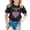 Black, variant on SOFTCCLO Girls Tshirts Short Sleeve Crewneck Graphic Tees Carnival Print Casual Stylish Festival Wear T-Shirts for Girls Size 4-5Y