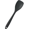 thumbnail image 1 of Cuchara espátula de silicona, resistente al calor hasta 680 °F, diseño higiénico de una sola pieza, utensilio de cocina de goma antiadherente, 1 of 6