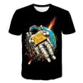 thumbnail image 1 of 2023, camisetas de astronautas para niños, disfraces para niños y niñas, camisetas de cuello redondo, ropa de verano, camisetas de manga corta para niños, ropa 13T Gao Jinjia LED, 1 of 2