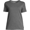 thumbnail image 5 of Lands' End Women's Petite Relaxed Supima Cotton Crew Neck T-Shirt, 5 of 5