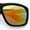 Black - Orange Mirror, variant on Xloop Classic Mens Color Mirror Wrap Around Rectangular Sport Plastic Sunglasses Black - Blue Mirror