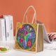 thumbnail image 4 of Cuadros Decorativos Bolso de mano con pintura de diamantes 5D DIY bolsa de Likrtyny  almacenamiento de lino ecológica organizador plegable reutilizable Kit de manualidades regalos, 4 of 7