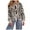 Black, variant on Womens Y2k Bow Tie Front Cardigan Sweaters Oversized Fall Open Front Leopard Print Cardigans Cute Loose Knit Coats (Green, L)