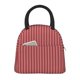 thumbnail image 1 of Balery Stripes Red White Bolsa de Almuerzo para Mujeres, Caja de Almuerzo, Bolsa de Almuerzo Pequeña Impermeable, Tote de Almuerzo Reutilizable con Gran Capacidad, 1 of 6