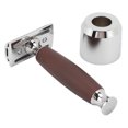 thumbnail image 1 of Kit de Rasage Manuel, Poignée en Bois Kit de Rasage à Double Tranchant Portable Sécurité pour Usage Domestique pour Hommes, 1 of 7