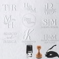 thumbnail image 2 of Personalized Library or Wedding Book Name Embosser Stamp | Wedding Embosser | Custom Wreath Embosser with Name | Wedding Gift | Embosser | Wedding Embosser Gift | Monogram Wedding Initial Stamp, 2 of 4