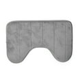 thumbnail image 2 of Jubipavy U Shaped Bath Mat 15.75×23.62inch Non-Slip Toilet Floor Rug Home Bathroom Absorbent Soft Floor Mat, 2 of 2
