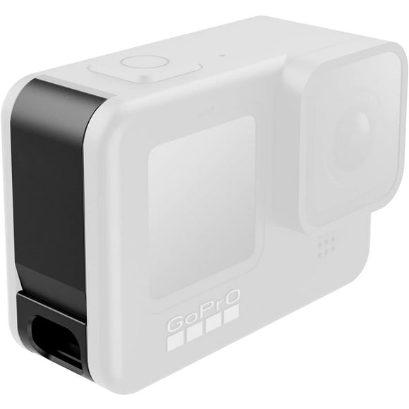 Porte Latérale de Remplacement pour GoPro Hero 9 Noir, Porte de Chargement Amovible en Alliage d'Aluminium avec Port Ouvert Accessoires Camra Vlog