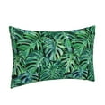 thumbnail image 2 of Balery Monstera Leaves Pillow Covers,Bed Pilowcases,Reversible Plush Throw Pillow Covers End Pillow Encasement,Pillow Case - 14"X20", 2 of 9