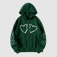 thumbnail image 2 of Dyegold Hoodies Zip Up Ladies Pullover Sweatshirt Gothic Hoodie Cotton Linen Fall Fashion 2023 ​Christmas ​Womens Zip Up Jackets ​My Orders, 2 of 5