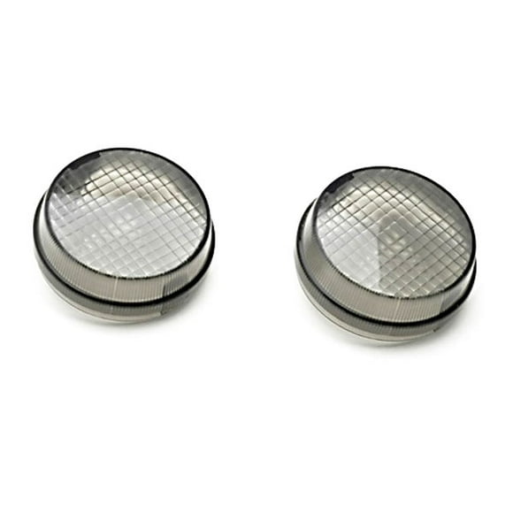 Krator Smoke Turn Signal Lens Lenses Indicator Blinkers Compatible with Honda VTR 1000 Interceptor Super Hawk