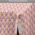 thumbnail image 4 of Nostalgic Dog Crate Cover, Vintage Classic Theme Shell Shaped Colorful Motifs Illustration, Easy to Use Pet Kennel Cover for Dogs, 35" x 23" x 27", Mauve Orange and Dried Rose, by Ambesonne, 4 of 6