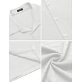 thumbnail image 2 of COOFANDY Men's Camp Shirts Casual Lightweight Beach Button up Short Sleeve Shirt, 2 of 7