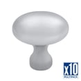 thumbnail image 5 of Hickory Hardware Williamsburg Collection Knob, 1-3/8" X 15/16" Oval - Satin Nickel, 5 of 6
