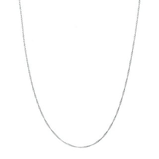 Sterling Silver Twisted ROC Chain Necklace 20 Inch - Walmart.com