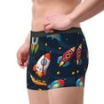 thumbnail image 4 of Haiem Spaceships and Stars Men's Boxer Briefs, Every Day Comfort Stretch Cotton Moisture-Wicking Underwear-X-Large, 4 of 9