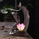 thumbnail image 2 of Porta incienso con forma de mano de Buda para decoración del hogar con soporte para flores Flor rosa, 2 of 9