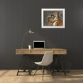 thumbnail image 3 of Galloimages Online 14x12 White Modern Wood Framed Museum Art Print Titled - A Kiss For Mom, 3 of 4