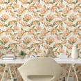 thumbnail image 2 of Ambesonne Magnolia Peel & Stick Wallpaper for Home, Nostalgia Cottagecore Boho, 13"x100", Champagne Olive Green, 2 of 5