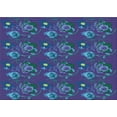 thumbnail image 1 of Ahgly Company Machine Washable Indoor Rectangle Transitional Purple Amethyst Purple Area Rugs, 3' x 5', 1 of 7