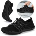 thumbnail image 1 of [Modificación Personalizada Del Modelo 1101662] Zapatos Rastreo Ríos para Exteriores Zapatos Antideslizantes Secado Rápido Zapatos Playa para Hombres Y Mujeres (Negro 45), 1 of 8
