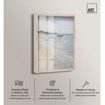 thumbnail image 2 of Lone Sail II Shadowbox Print Classic Coastal Art by Art Remedy, Blonde Frame, 36 x 54, 2 of 7