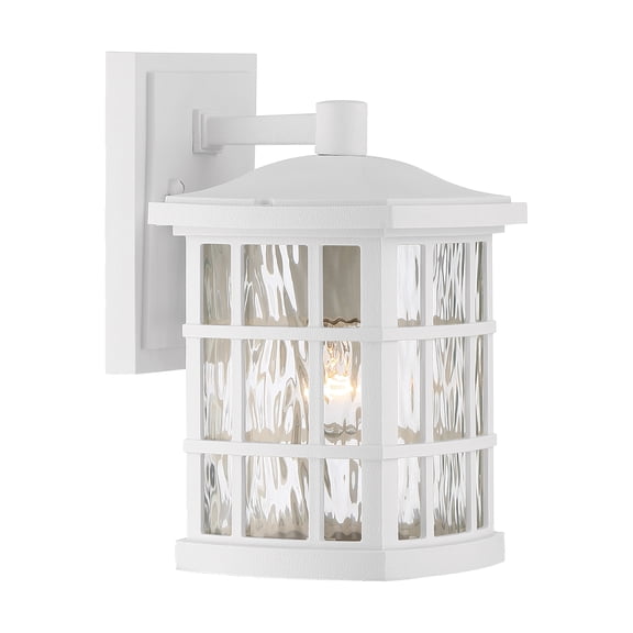 Quoizel SNN8406W Stonington Small Wall Lantern in Fresco
