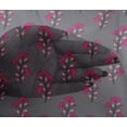 thumbnail image 4 of oneOone Viscose Chiffon Fabric Leaves & Floral Block Print Fabric By Yard 42 Inch Wide, 4 of 4