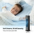 thumbnail image 4 of DR.PREPARE 16" Quiet Tower Fan, Bladeless Design Oscillating Desk Fan for Bedroom, 4 of 8