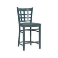 thumbnail image 4 of Linon Neville 24" Mid Back Counter Stools, Set of 2, Hunter Green, 4 of 14