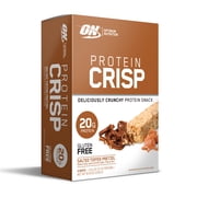 Optimum Nutrition Protein Crisp Bars, Salted Toffee Pretzel, 20g Protein, 4 Ct