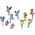 thumbnail image 3 of Wild Republic Fairy Figurines Tube, Fairy Toys, Ten Fairy Figures with Five Different Poses All with Different Hair and Outfit Colors, 3 of 5
