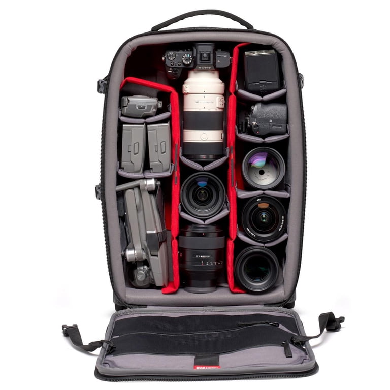 Manfrotto Advanced III Rolling Camera Bag for DSLR/CSC/VC/Drone, 15" Laptop  Compartment, Black