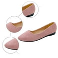 thumbnail image 5 of Xiaoxatg Women's Casual Shoes - Fashionable Solid Color Suede Stirrup Shoes for All-Day Comfort 7 Pink, 5 of 9