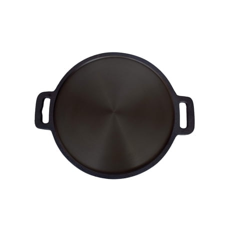 Highkind Pre-Seasoned Cast Iron Dosa Tawa 12 inches, Perfect for Cooking on Gas, Induction and Electric Cooktops