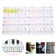 thumbnail image 1 of Pegatinas para partituras pegatina para teclas de piano no es fácil que se caiga papel autoadhesivo de PVC más llamativo para principiantes para el hogar para estudiantes ANGGREK Otros, 1 of 8