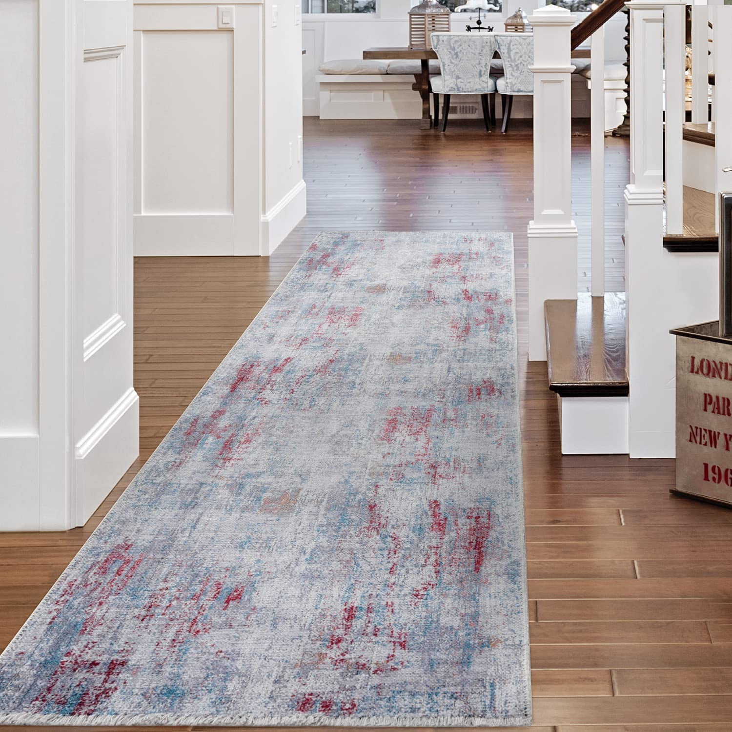 Red Runner Kitchen Rug BY COCOON 2'x6' Runner Rug| Carpet Runner Kitchen Rug Kitchen Runner ...