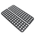 thumbnail image 2 of 2 uds. Calcomanías para ventana de puerta trasera, reemplazo de pegatina de tira embellecedora de Panel de vidrio de aleación de aluminio para Jeep Wrangler JK Unlimited 2007-2017 Jadeshay A, 2 of 8