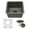 Galaxy Concrete, variant on 15" x 15" Quartz Kitchen Sink, Single Bowl Sink, Drop-in Sink, Undermount Sink, Granite Kitchen Sink, Galaxy Mocha Kitchen Sink, with Steel Grid and Basket Strainer Lexicon Platinum LP-1515-M