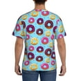 thumbnail image 2 of Naloa Donuts Men's T-Shirt Sport T-shirt Men's Basic Tee Casual Men's Shirt, Round Neck, Short Sleeves - Medium, 2 of 5