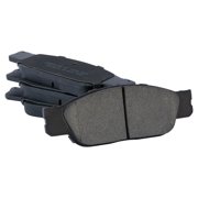 TRQ Front and Rear Brake Pads Ceramic Hardware Fits 2002-2005 Ford Thunderbird 2000-2002 Jaguar S-Type 2000-2006 Lincoln LS