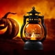 thumbnail image 3 of Lámpara de Calabaza de Halloween Resplandeciente, Pequeña Lámpara de Aceite, Caballo Láser de Lámpara, Decoración Creativa de Atmosfera de Festival de Fantasmas en Bar, Naranja, 3 of 4