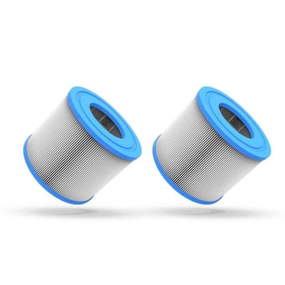 Wave Replacement Hot Tub Filter Cartridges | Drop-In Non-Threaded Spa Filters | 2 Pack