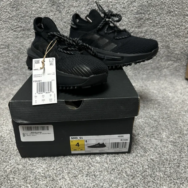 Adi - das NMD S1 Shoes Mens Size 4 Streetwear Minimalist Gorpcore Edgy Skater