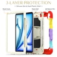 thumbnail image 5 of XIHAMA Stand Solid Protective Case for iPad 10th generation 2024 pro11/13 inch Apple anti-drop silicone 3-layer heavy-duty protective case, 5 of 10