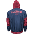 thumbnail image 6 of Icon Sports FC Barcelona Navy/Maroon Rain Jacket, 100% Nylon, YS-XXL, 6 of 7