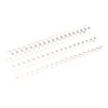 Fellowes - 0.24 in - 21 rings - A4 (8.25 in x 11.7 in) - 20 sheets - white - 100 pcs. plastic binding comb - for Fellowes Galaxy 500, Orion 500, Pulsar+ 300, Quasar+ 500, Star 150, Starlet 2, Starlet 2+